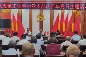 正覺(jué)寺村黨支部和正南昆文化共慶建黨100周年